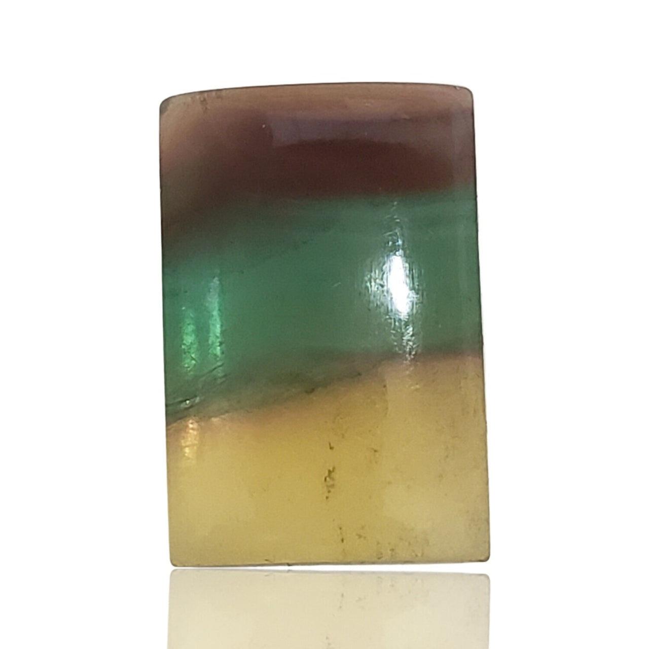 Natural MULTI-Color Fluorite Rectangle Cabochons - 2) 34.5Ct, 24x16mm