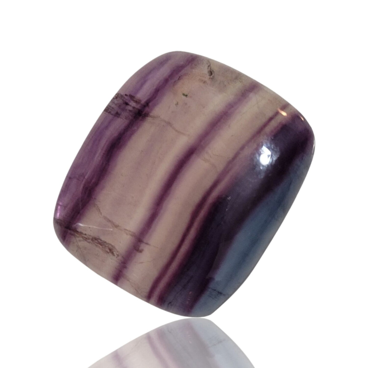 Natural MULTI-Color Fluorite Cabochons - 4)  50Ct, 27x23mm