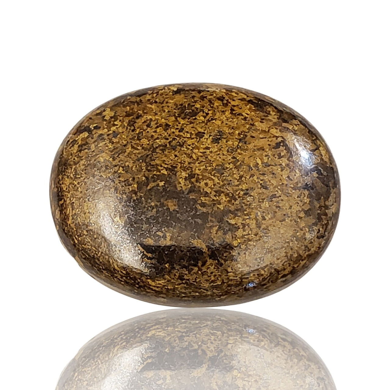 Natural Golden Bronzite Cabochons - 7) 65Ct, 34x26mm