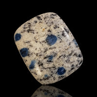 Thumbnail for Natural K2 Blue Jasper - Azurite in Granite - Cabochons - 8) 42Ct, 32x26mm