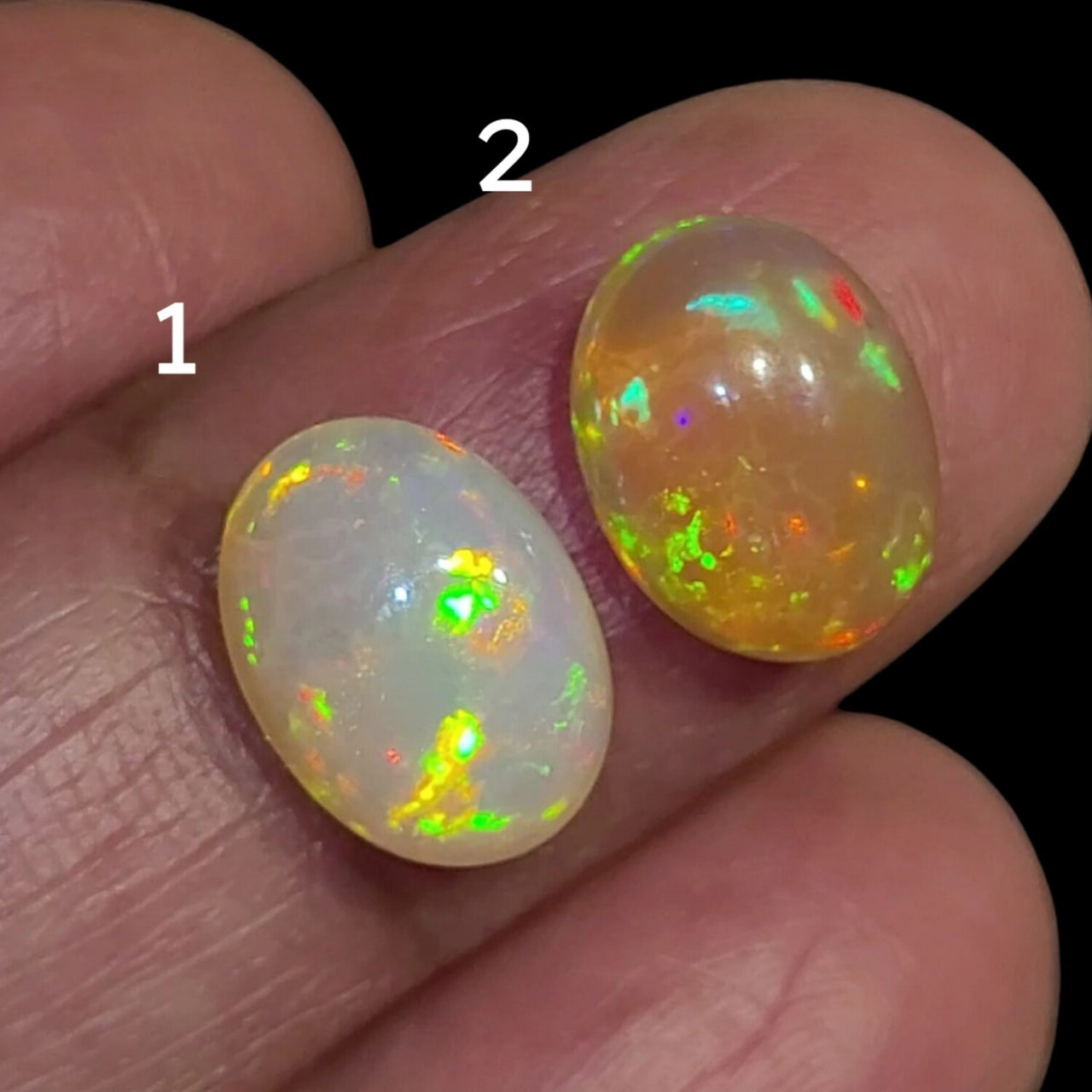 Natural Ethiopian Opal Cabochons