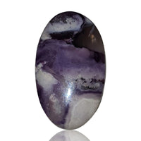 Thumbnail for Natural Bertrandite/Morado Opal Cabochons - 2) 34.5Ct, 33x19mm