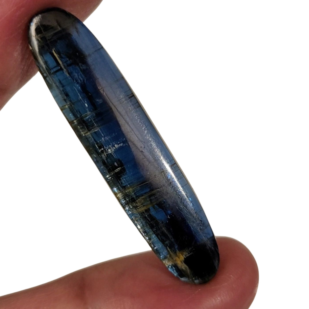 29.5Ct Natural LONG Kyanite Cabochon 47x11mm