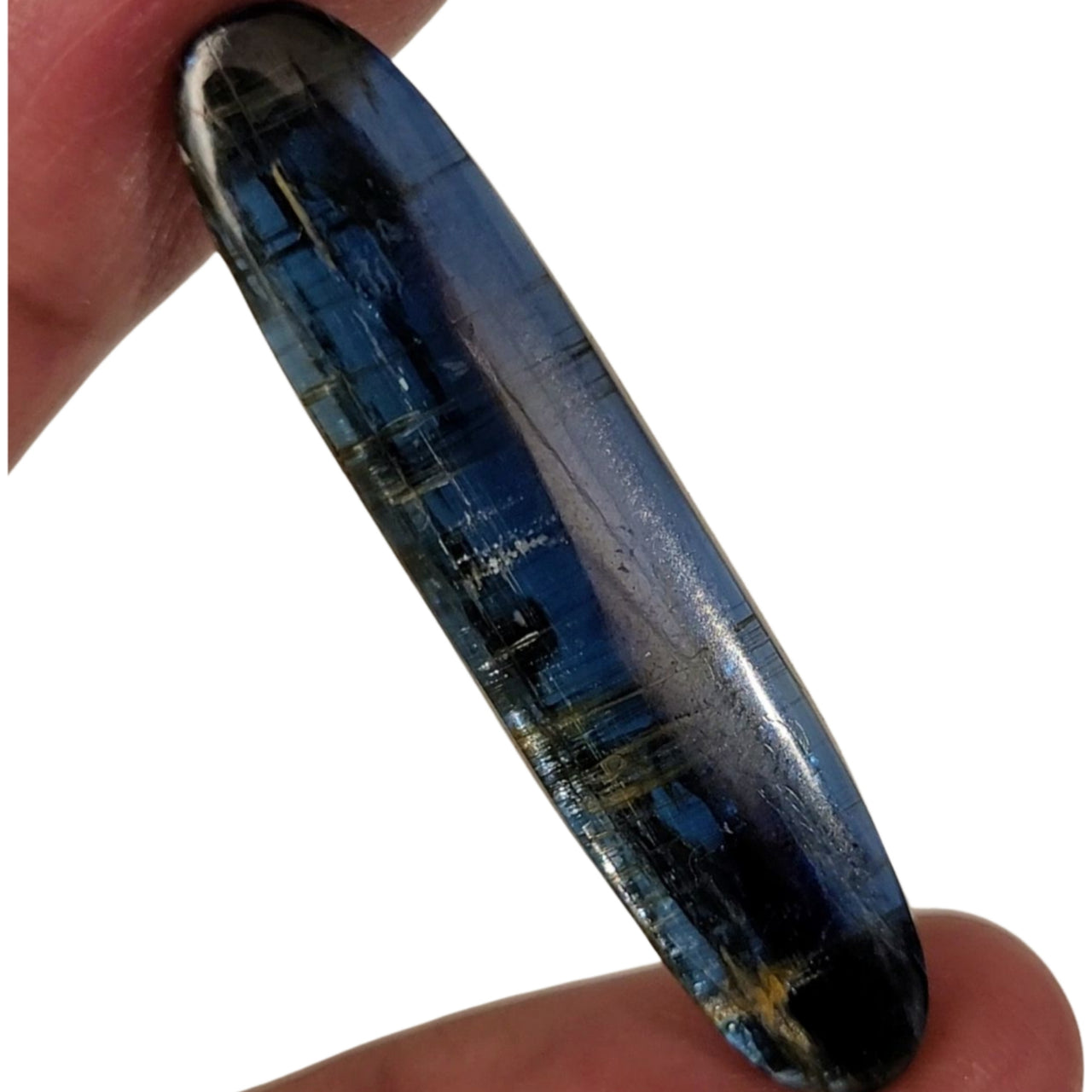 29.5Ct Natural LONG Kyanite Cabochon 47x11mm