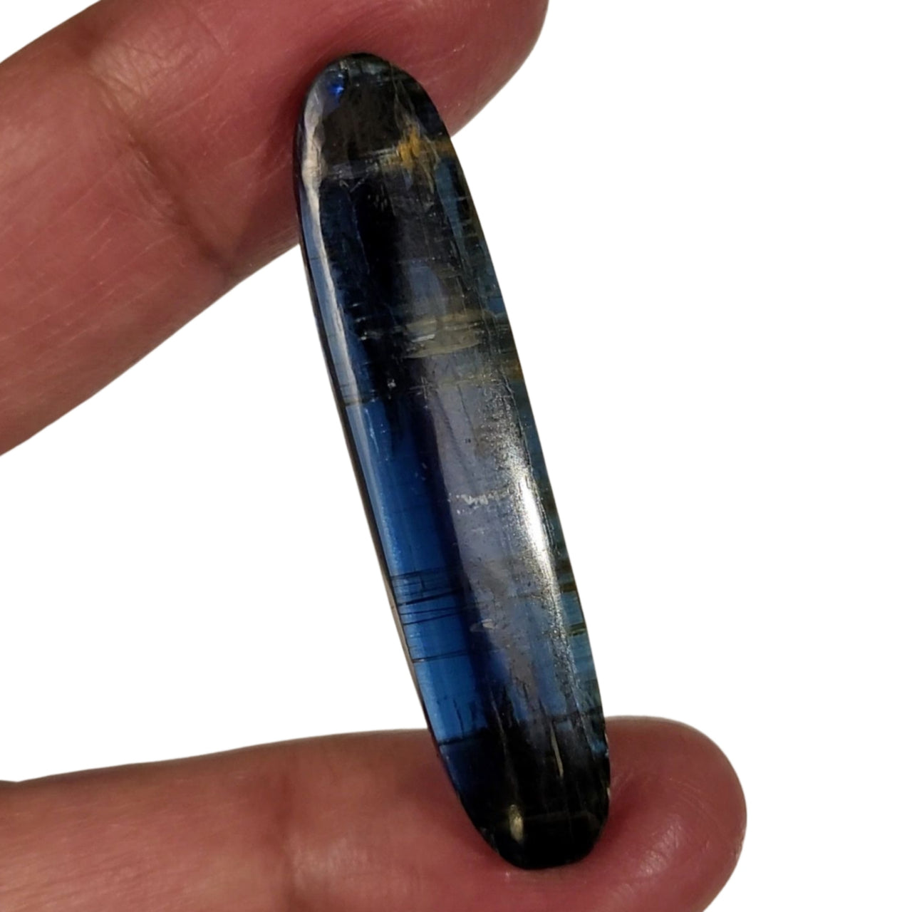 29.5Ct Natural LONG Kyanite Cabochon 47x11mm