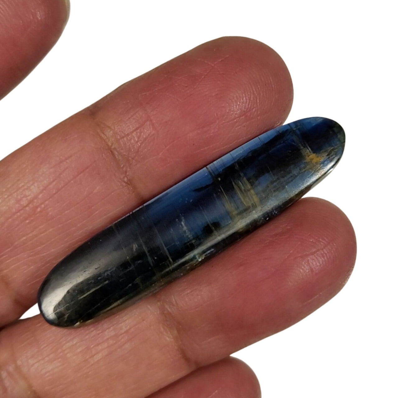 29.5Ct Natural LONG Kyanite Cabochon 47x11mm