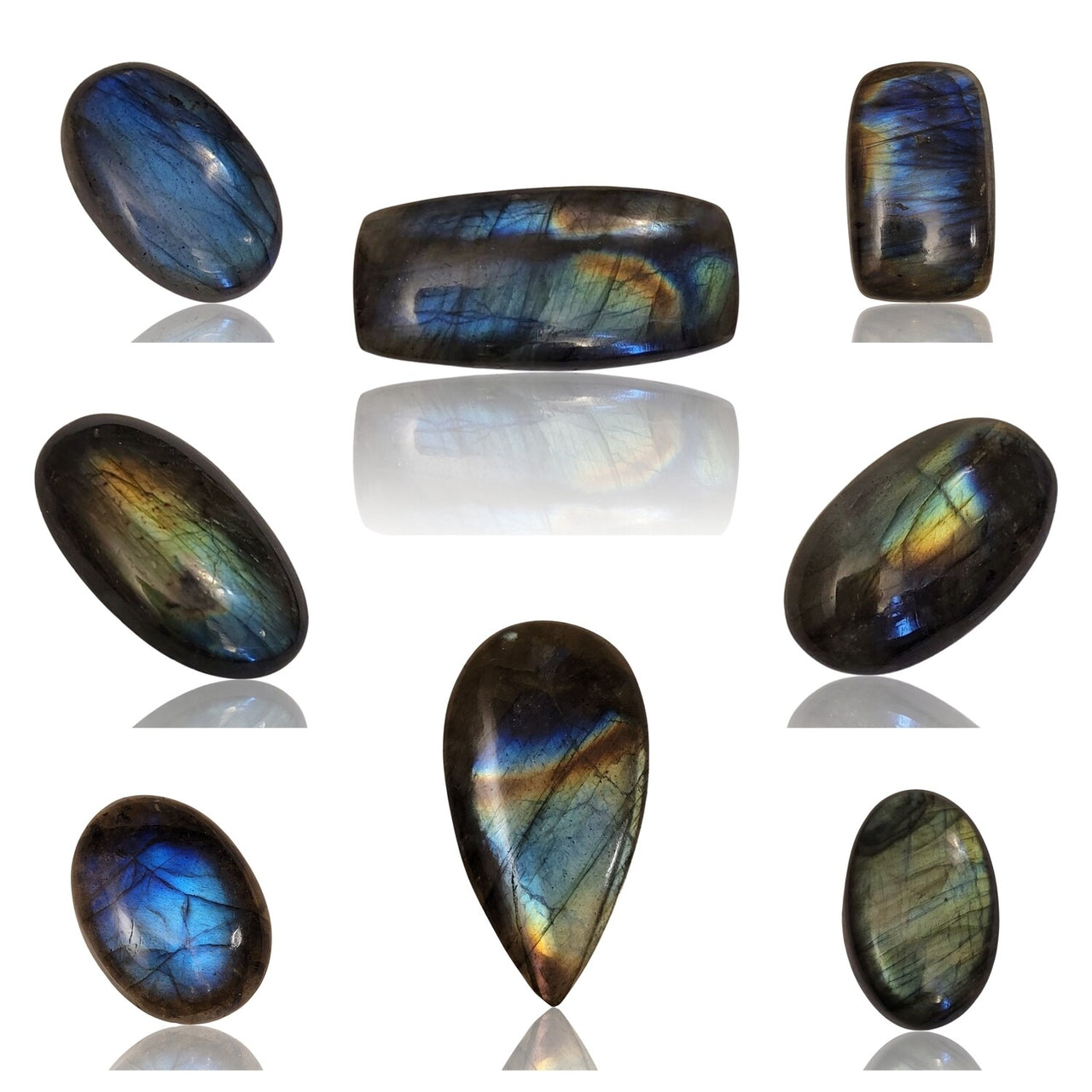 Natural Labradorite Cabochons