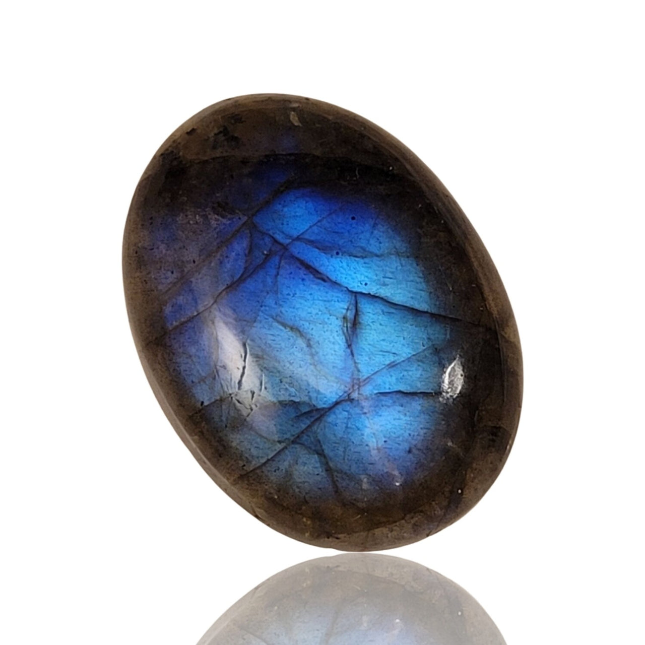 Natural Labradorite Cabochons - 4) 31Ct, 26x19mm