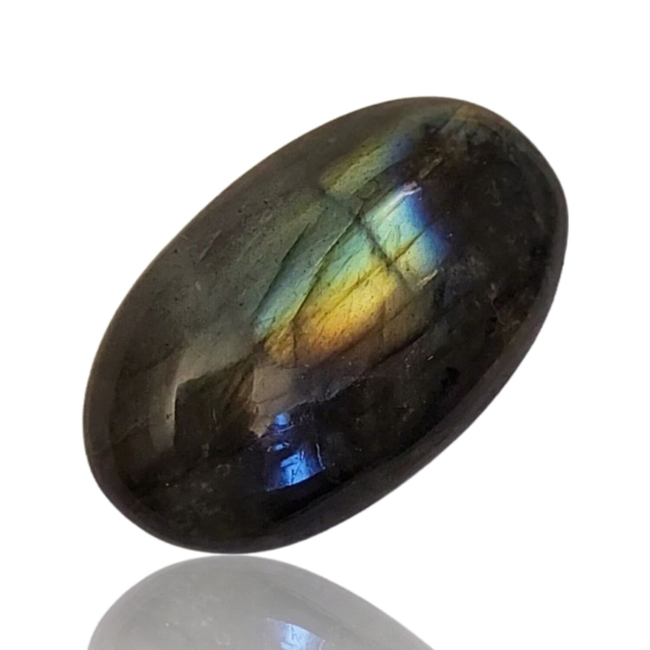 Natural Labradorite Cabochons - 8) 30Ct, 30x18mm