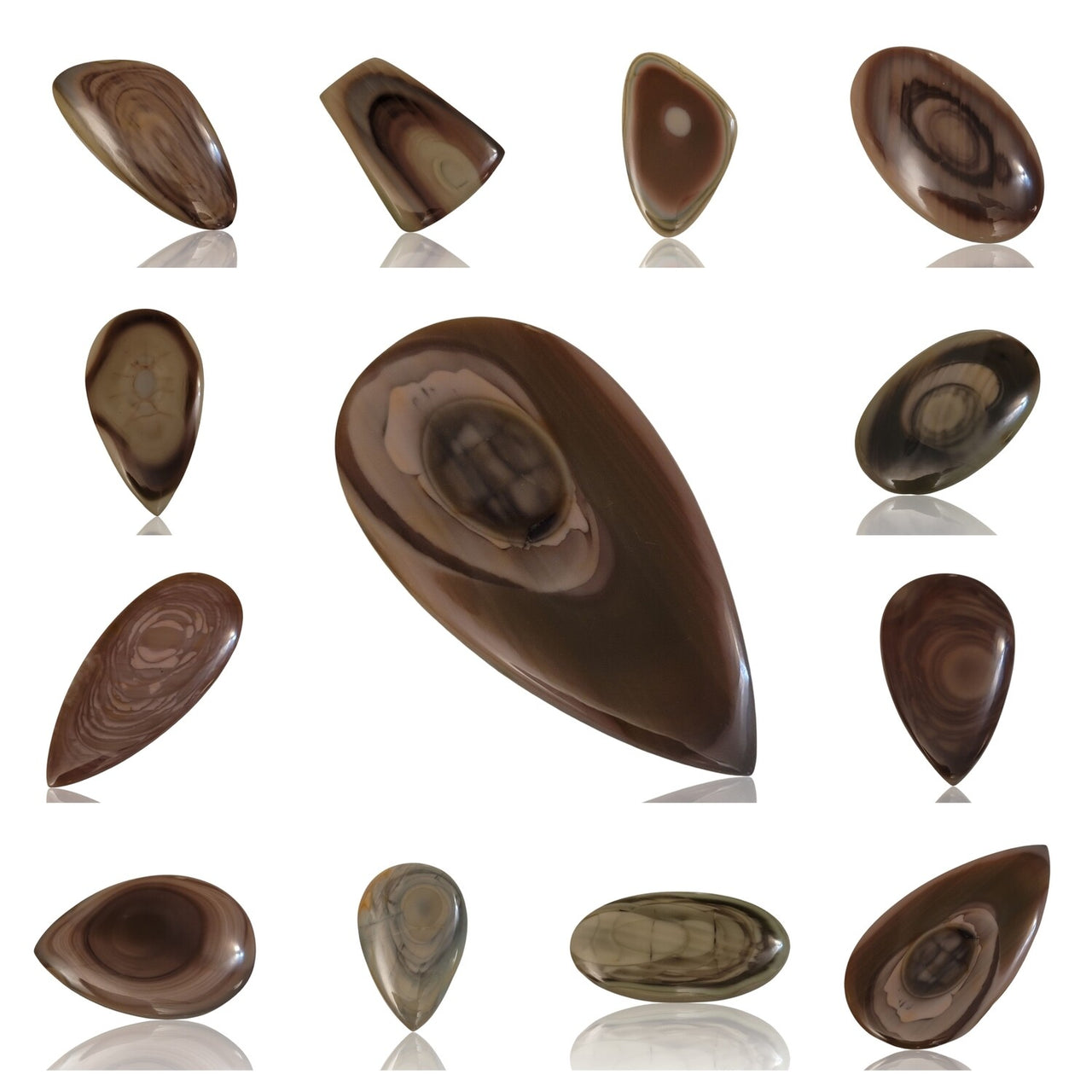 Natural Royal Imperial Jasper Cabochons