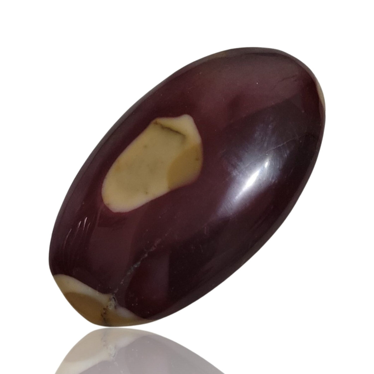 Natural Mookaite Jasper Cabochons - 4) 38Ct, 36x22mm