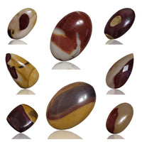 Thumbnail for Natural Mookaite Jasper Cabochons