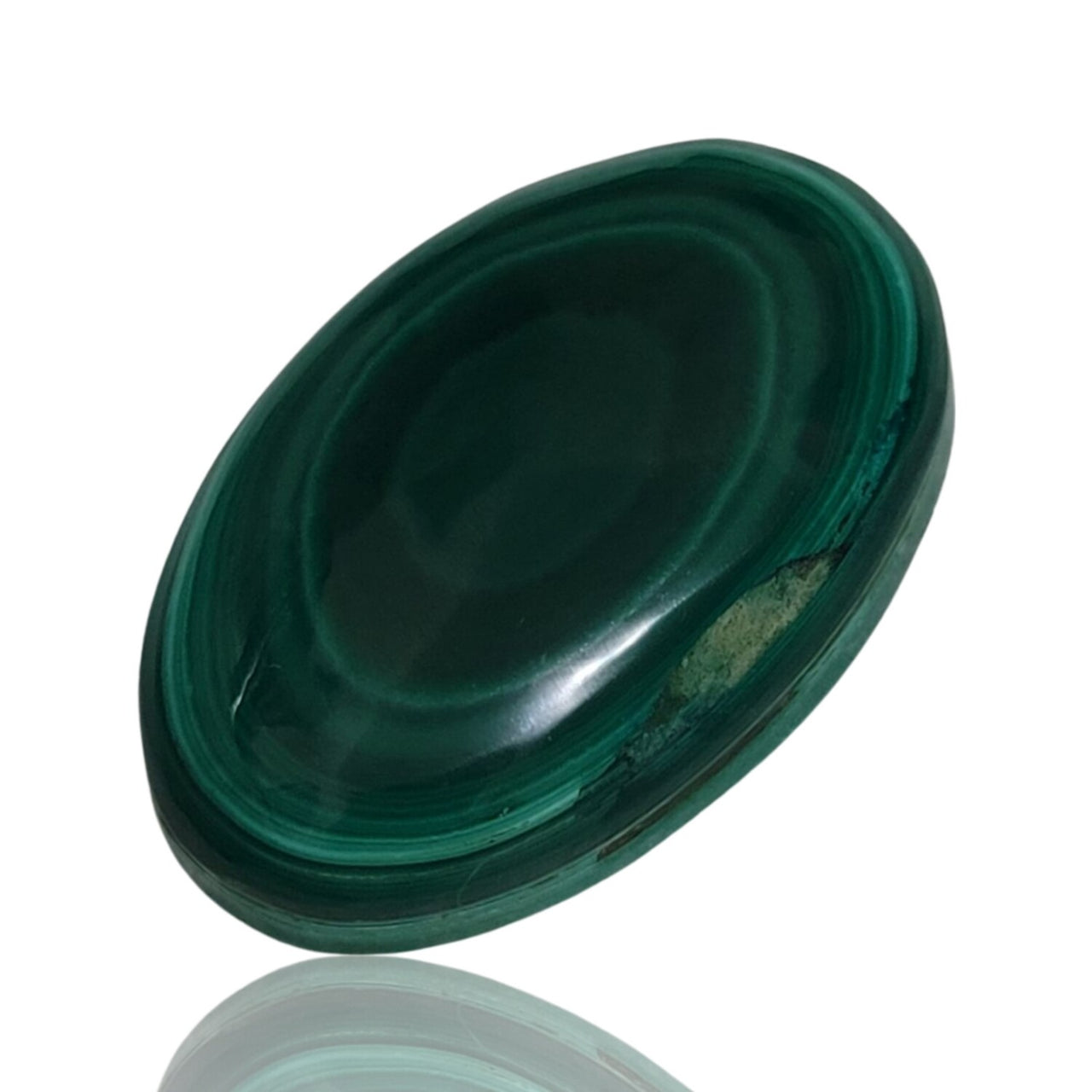 Natural Malachite Cabochons - 3) 44Ct, 29x18mm