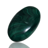 Thumbnail for Natural Malachite Cabochons - 4) 39Ct, 29x18mm