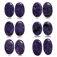 Thumbnail for Natural Russian Charoite Cabochon Pairs