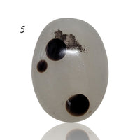 Thumbnail for Natural Eye Onyx Agate Cabochons - 5) 23x17mm