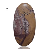 Thumbnail for Natural Sonoran Dendritic Jasper Cabochons - 9) 33Ct, 40x21mm