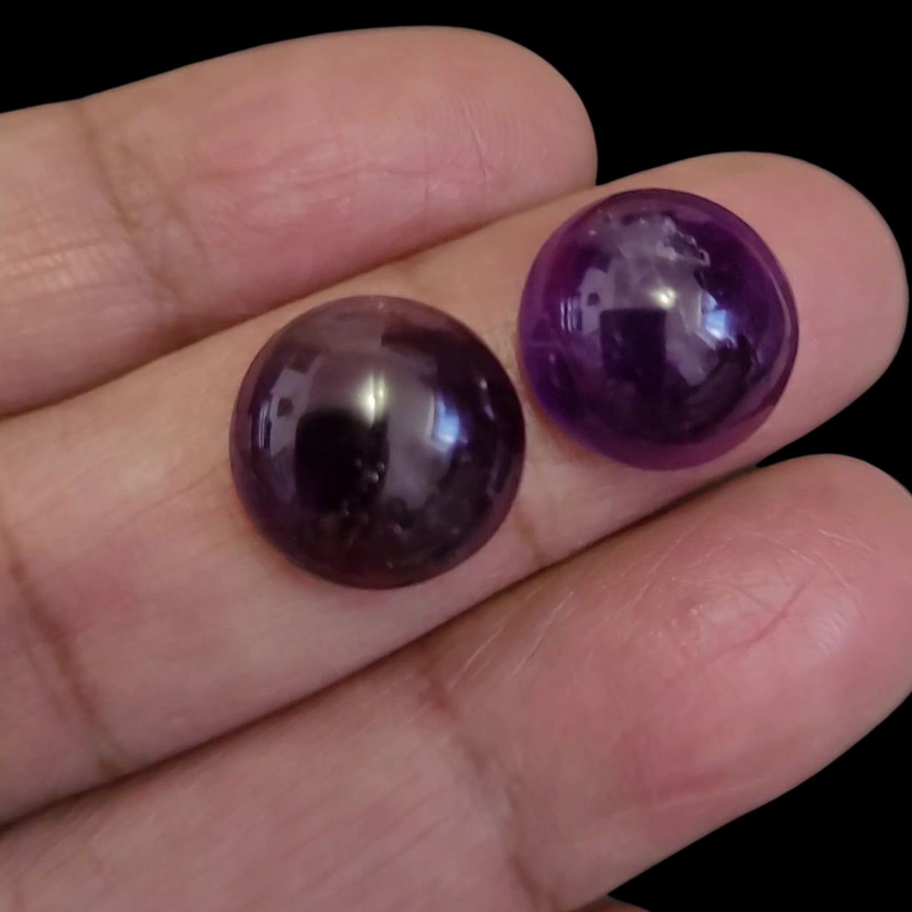 Natural Amethyst Cabochons