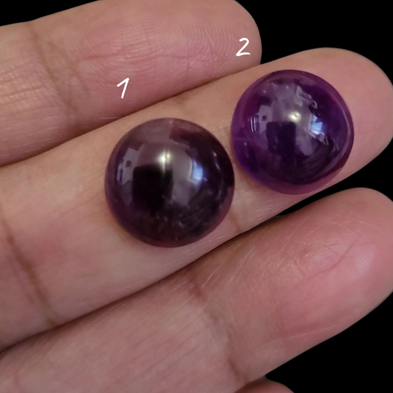 Natural Amethyst Cabochons