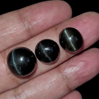 Thumbnail for Natural Sillimanite Cat's Eye Cabochons