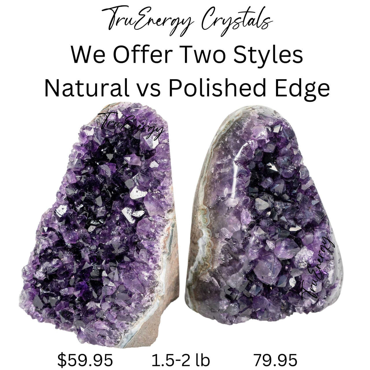 Polished Amethyst Crystal Cluster (4 - 5 lbs) - Smooth Rounded Edge - Uruguay Natural Dark Purple Hues - Meditation - Healing And Calming Effects - Home Decoration - Raw Geode Quartz (4 - 5 lbs)