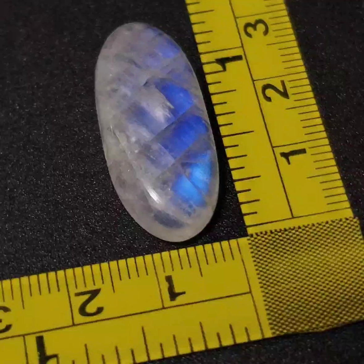 Natural Rainbow Moonstone Cabochon