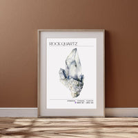 Thumbnail for Rock Quartz Zodiac Print | Wall Art | Home Office Decor