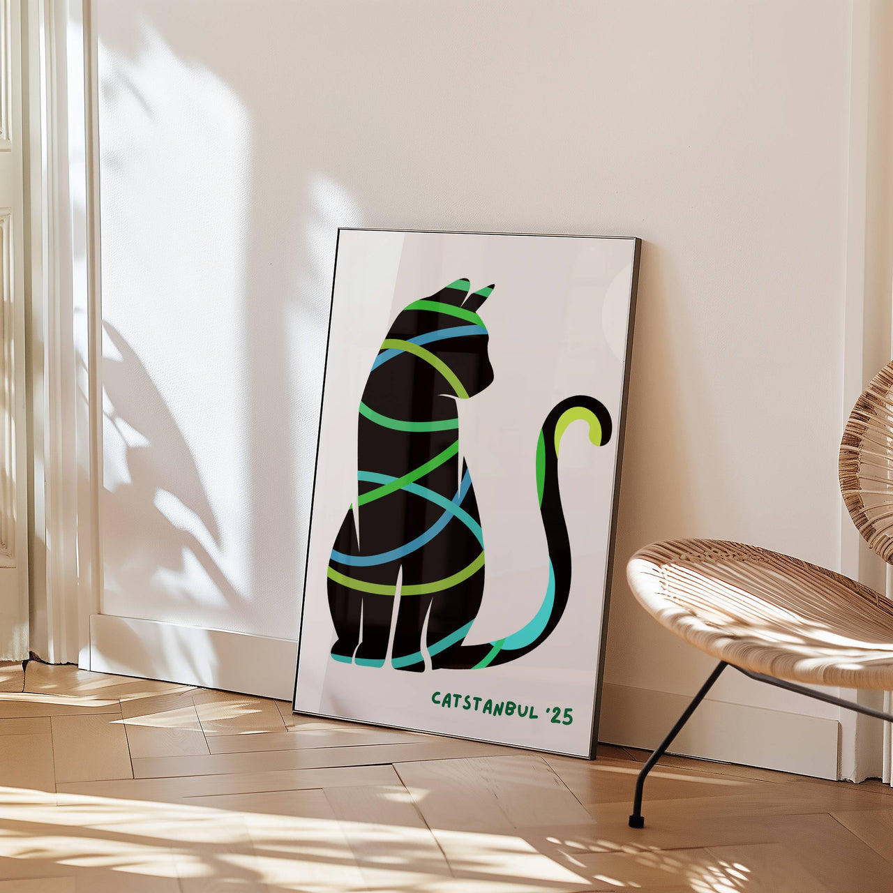 Catstanbul'25 Crypto Print | Wall Art | Home Office Decor