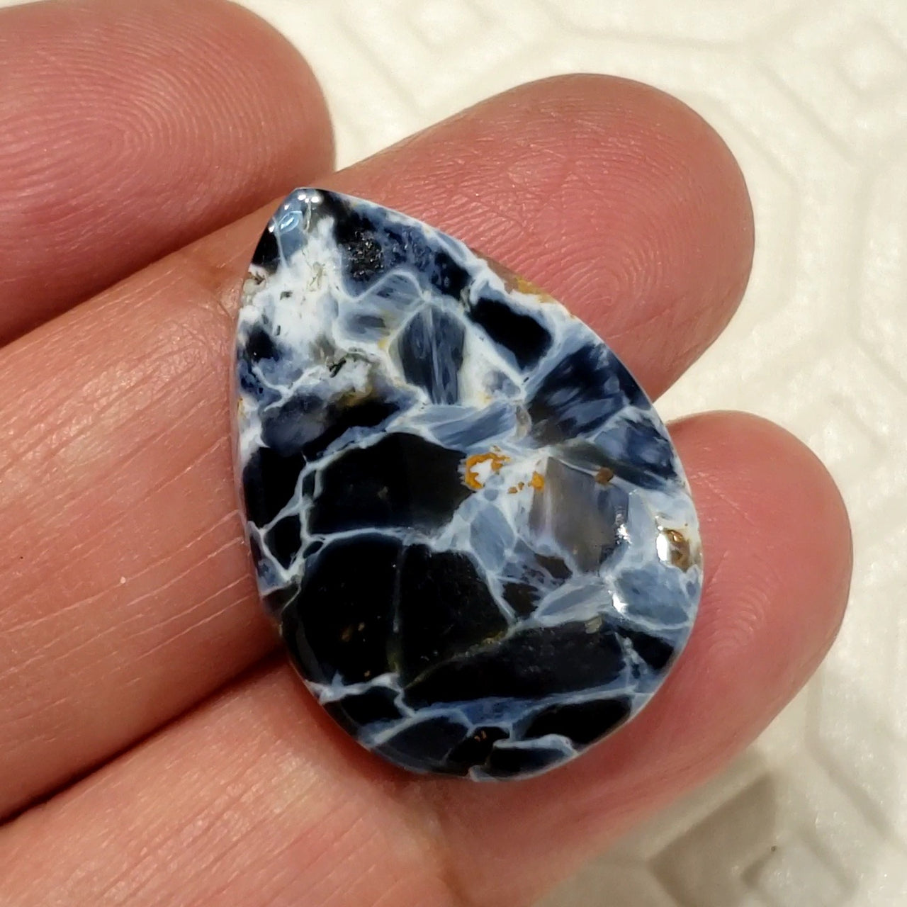 Natural Pietersite Cabochon. Size- 28x20mm