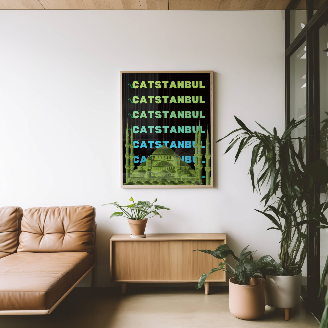 Catstanbul Crypto Print | Wall Art | Home Office Decor