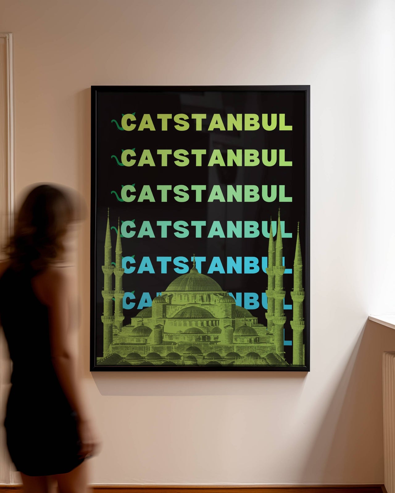 Catstanbul Crypto Print | Wall Art | Home Office Decor