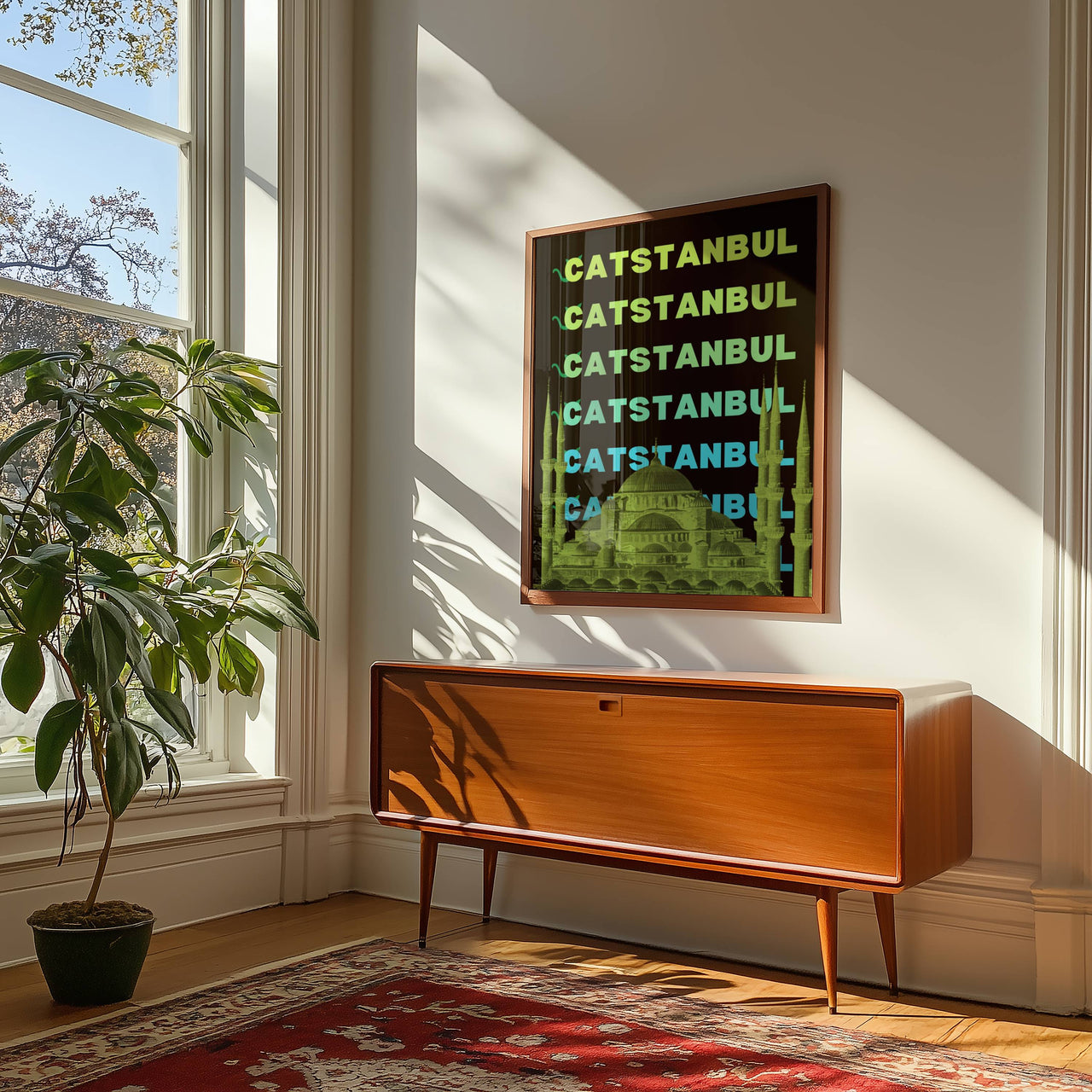 Catstanbul Crypto Print | Wall Art | Home Office Decor