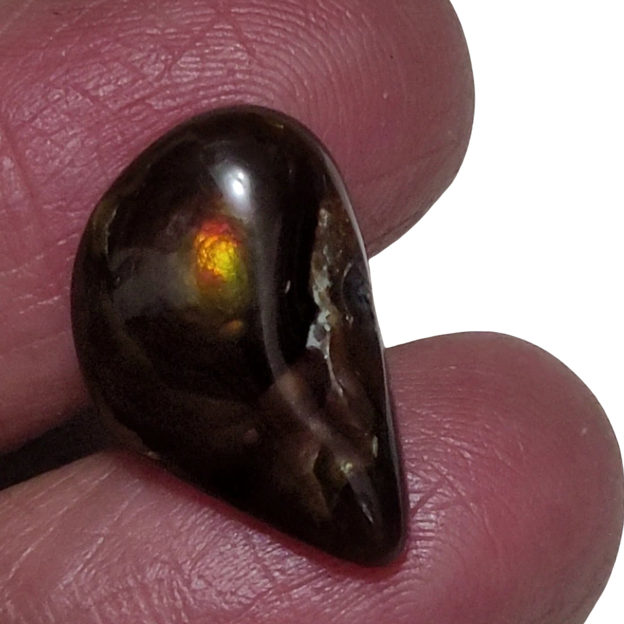 9Ct Natural Mexican Agate Cabochon. Size- approx. 21x12mm