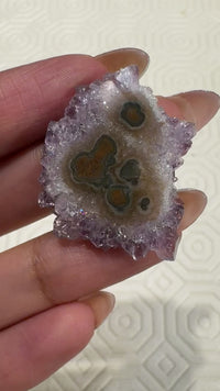 Natural Amethyst Stalactite. Size is approx. 30x26mm