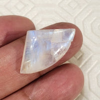 Natural Rainbow Moonstone Cabochon (chip on edge)