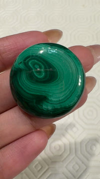 54Ct Natural Malachite Cabochon. Size- approx. 26mm