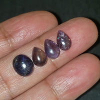 8Ct 4Pcs Natural Sunstone Cabochon LOT