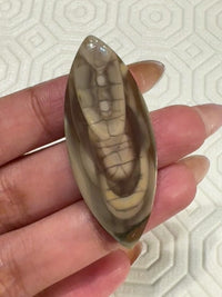 Natural Imperial Jasper Cabochon 43x18mm