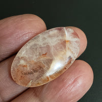 Thumbnail for Natural Iron Quartz Cabochon. Size- approx. 34x20mm
