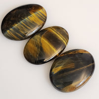 Thumbnail for Natural Tiger Eye Cabochons LOT/3Pcs.