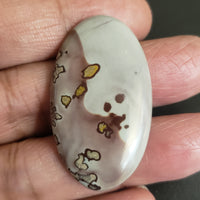 Thumbnail for Natural Coffee Bean Jasper Cabochon. Size- approx. 43x25mm