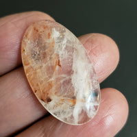 Thumbnail for Natural Iron Quartz Cabochon. Size- approx. 34x20mm